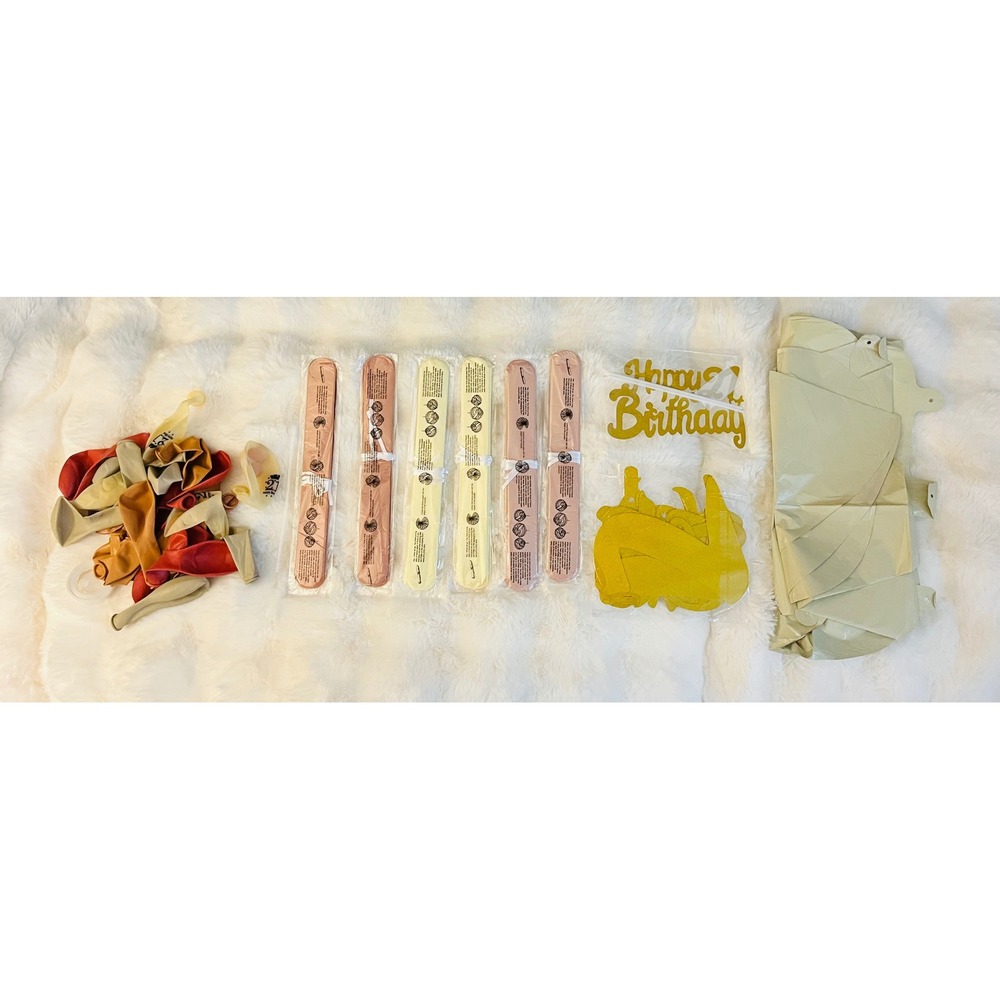 NEW Happy 21st Birthday Party‎ Decoration Balloon Arch & Cake Topper Set